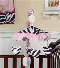 Zebra Musical Crib Mobile