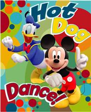 Mickey Mouse HOT DOG Throw for Kids