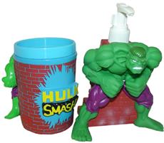 HULK 2 PC Bath Set-Lotion Pump &amp; Tumbler