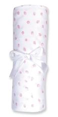 Pink Dot Jersey Crib Sheet-100% Cotton