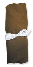 Solid Chocolate Jersey Crib Sheet-100% Cotton Jersey