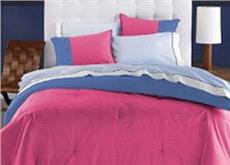 Dorm Room In A Box-XL Twin Size 10 PC Set  Rose/Blue