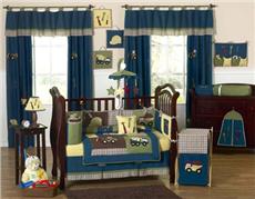 Construction Zone 9 pc Crib Bedding Ensemble