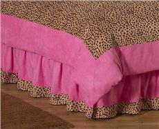 Cheetah Pink Full/Queen Bedskirt
