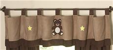 Teddy Bear Chocolate Valance
