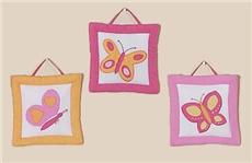 Butterfly Pink & Orange Wall Hangings