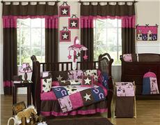 Cowgirl 9 pc Crib Bedding Ensemble