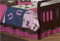 Cowgirl Crib/Toddler Bedskirt