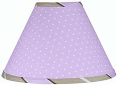 Mod Dots Purple Lamp Shade