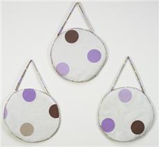 Mod Dots Purple Wall Hangings