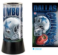 Dallas Cowboys Rotating Lamp