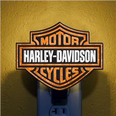 Harley Davidson Art-Glass Night Light