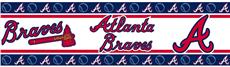 MLB Atlanta Braves Peel & Stick Wall Border