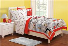 Peanuts Comic Twin Comforter/Sham Set for Kids