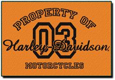 Harley Davidson Property Of Rug