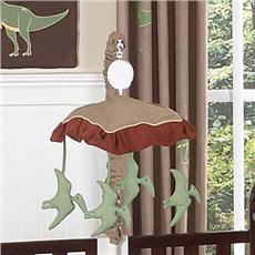 Dinosaur Land Musical Crib Mobile