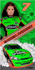 Danica Patrick #7 Beach Towel