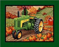 John Deere FALL SCENE Throw Kit