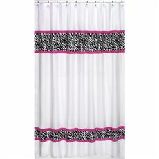 Zebra Pink Shower Curtain