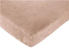Pirate Treasure Cove Solid Camel Micorsuede Crib Sheet