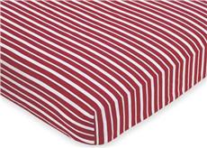 Pirate Treasure Cove Stripe Print Crib Sheet