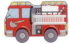 FIRE ENGINE Fun Rug