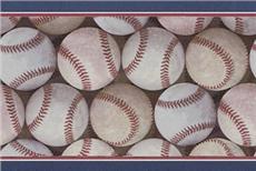 BASEBALL PILE Wall Border