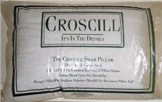 CROSCILL SHAM PILLOW    Standard/Queen