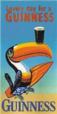 GUINNESS TOUCAN Beach Towel