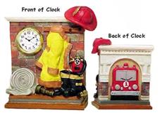Fireman Gear w/ Truck Clock-Backordered