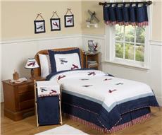 Vintage Aviator Airplane Bedding Sets for Kids
