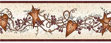 HEARTS & STARS Wall Border