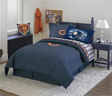 Chicago Bears Denim Valance