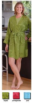 Short Silk Jacquard Robes