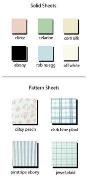 250 Thread Sheet Sets Solid Colors or Prints