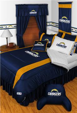 Sidelines SAN DIEGO CHARGERS Bedding and Accessories