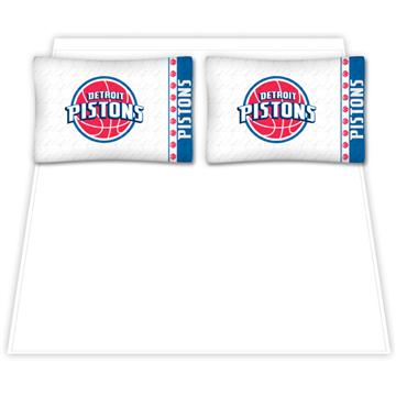 Detroit Pistons Microfiber Sheet Sets & Extra Pillowcases