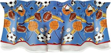 LET'S PLAY BALL Sports Valance