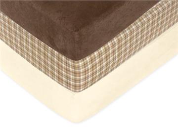 Teddy Bear Chocolate Crib Sheet