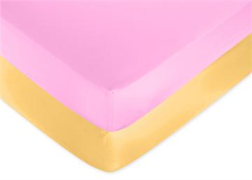 Butterfly Pink &amp; Orange Crib Sheet