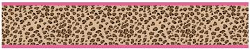 Cheetah Pink Prepasted Wall Border