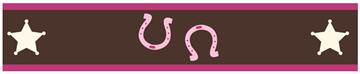Cowgirl Prepasted Wall Border