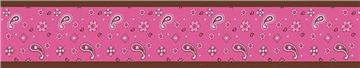 Cowgirl Bandana Prepasted Wall Border