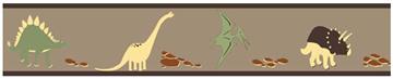 Dinosaur Land Prepasted Wall Border