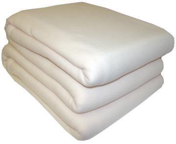 Martex SuperSoft Ivory Fleece Blankets