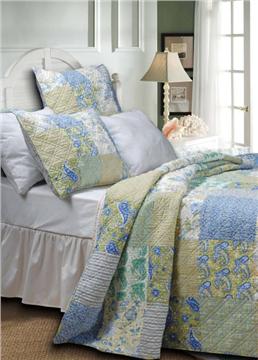 Vintage Jade Cotton Quilt Sets