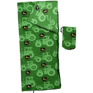 John Deere Green Tractor Sleeping Bag