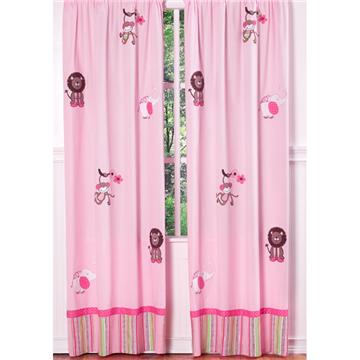 Jungle Friends Window Panels