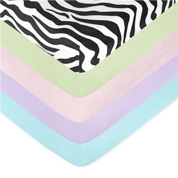 Zebra Crib Sheet