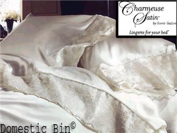 VALENCIA Embellished Charmeuse Satin Sheets